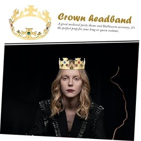 FRCOLOR 16 Pièces Couronne Bandeau Costumes Pour Adultes Princesse Couronne Tenues De Bal Pour Hommes Rois Costume Princesse 