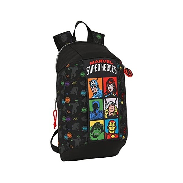 MINI MOCHILA CREMALLERA VERTICAL AVENGERS "SUPER HEROES"