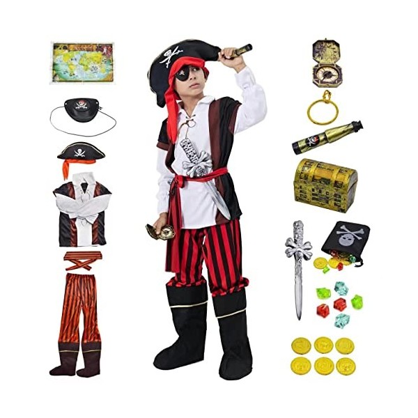 ZUCOS Costume de policier de luxe - Kit de jeu de rôle pour enfants -  Halloween - Carnaval - Cadeau d'anniversaire de Noël - Ensemble de 10 à 12  ans : : Jouets