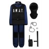 ReliBeauty Déguisement SWAT Costume Policier Enfant avec Accessoires 3-4ans, 100