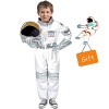 Tacobear Deguisement Astronaute Enfant avec Astronaute Casque Astronaute Gants Costume Astronaute Accessoires pour Enfant Car
