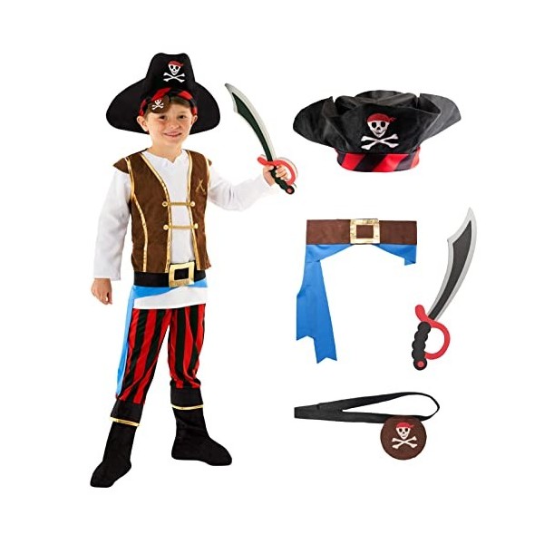 Morph Deguisement Pirate Enfant, Deguisement Pirate Garcon, Déguisement Pirate Garçon, Costume Pirate Enfant, Deguisement Gar