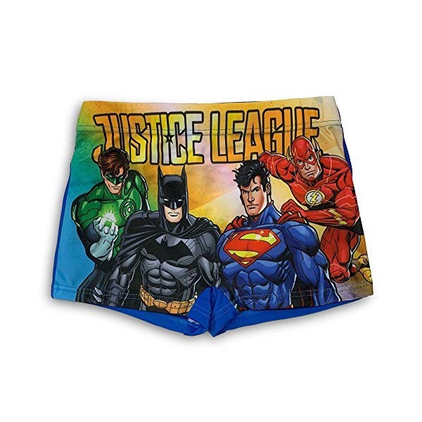 DC Comics Superman Batman Déguisement de plage pour enfant Boxer de piscine 4101 - Bleu - 10 ans