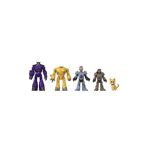 Imaginext Lightyear, Buzz & Sox Lightyear, Jouet pour enfants de 3 ans et plus avec points darticulation