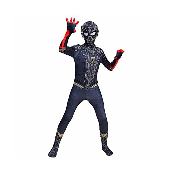 Westion Enfant Spiderman Costume Enfants Super-Héros Cosplay Body Ados Déguisements Combinaison Garçons Film Party Onesies Un
