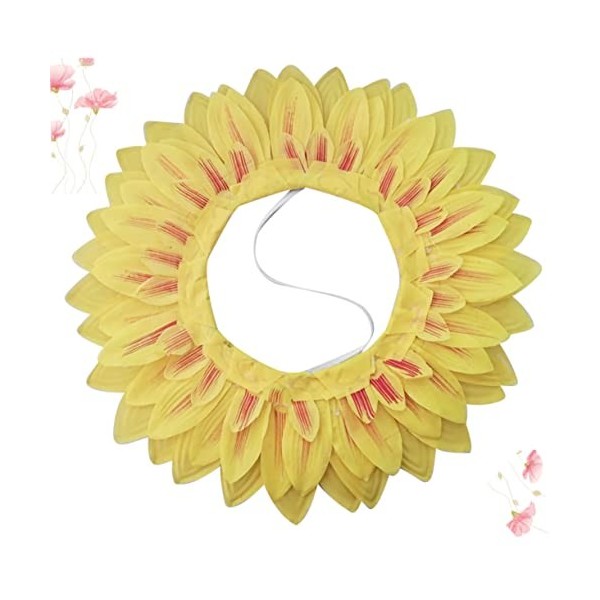 Toyvian 3 Pièces Accessoires Parés Accessoires dexercice Vêtements pour Tout-Petits Costume De Bandeau De Tournesol Costume 