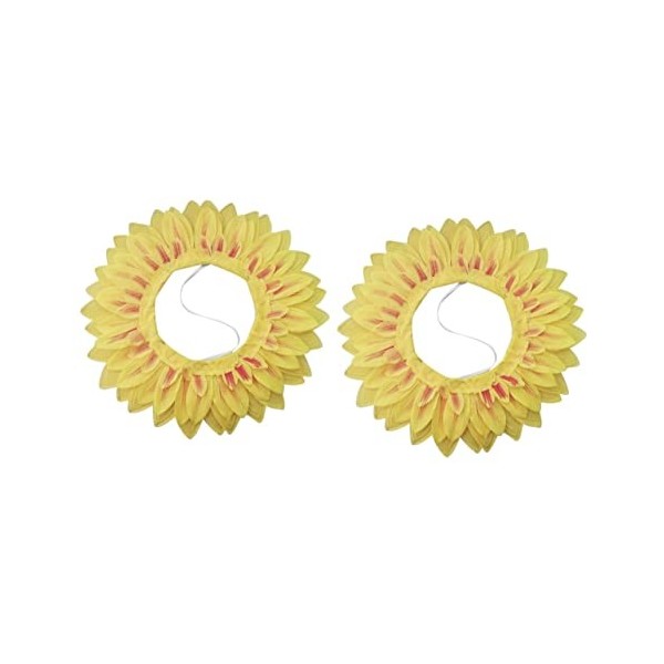 Toyvian 3 Pièces Accessoires Parés Accessoires dexercice Vêtements pour Tout-Petits Costume De Bandeau De Tournesol Costume 