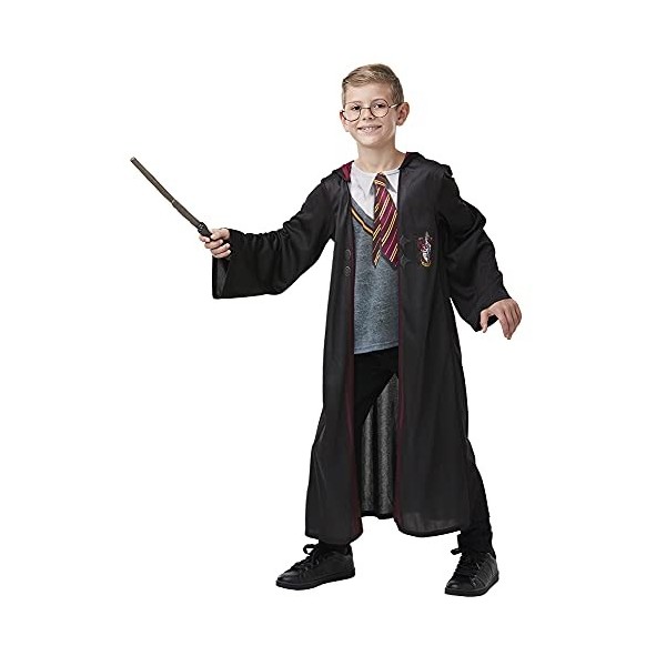 Rubies Costume Harry Potter pour enfant avec accessoires 7-8 ans, multicolore, 300915-L