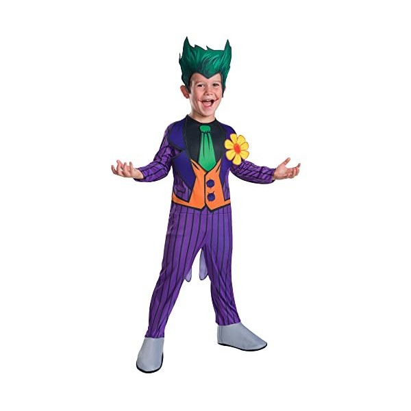 Rubies Costume officiel DC Le Joker méchant pour enfant Taille M 5-7 ans