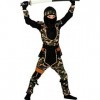 FIESTAS GUIRCA, S.L. Déguisement de Ninja Commando pour garçon L- 10/12 Ans 