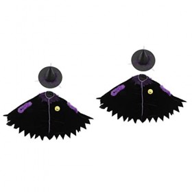 Toyvian 2 Ensembles Vêtements Fournitures Cosplay Tour Avec Robe Costume Régal Accessoires Accessoires Cap Scène Halloween Je