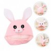 Toyvian 3 Pièces Oreilles Lapin Couvre-Chef Vêtements Pour Enfants Costume De Jeu De Rôle Bonnet Pour Enfants Accessoires De 