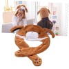 Toyvian Accessoire De Déguisement Chapeau À Oreilles Mobiles 3 Pièces Chapeau DOurs Chapeau En Peluche Qui Déplacera Les DO