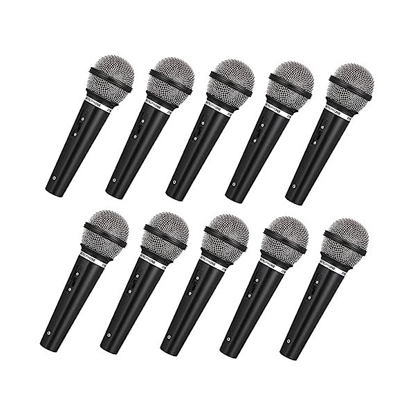 NUOBESTY 10 Pièces Accessoires pour Enfants Microphone Jouets pour Tout-Petits Micro sans Fil Enfant Microphone Jouet Microph