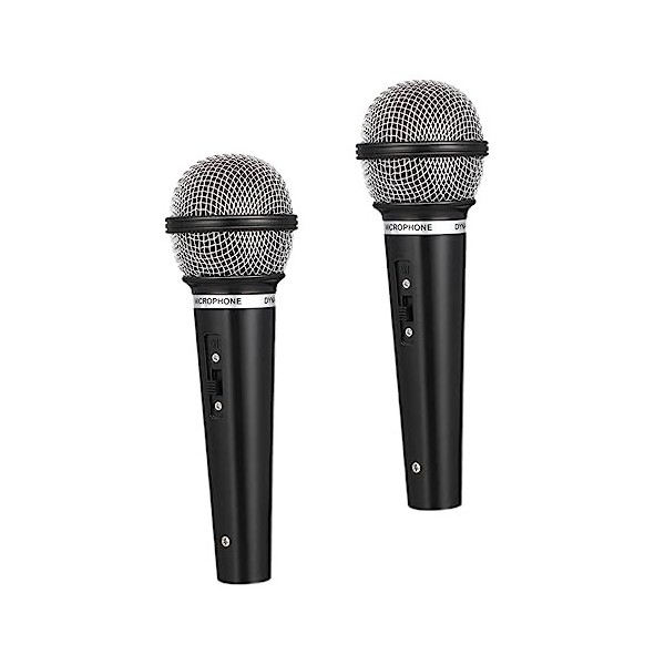 NUOBESTY 10 Pièces Accessoires pour Enfants Microphone Jouets pour Tout-Petits Micro sans Fil Enfant Microphone Jouet Microph