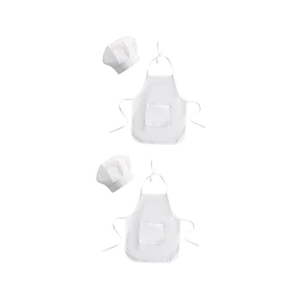 Toddmomy 3 Pièces Tenues De Nouveau-Né Tablier Pour Enfants Vêtements De Bébé Costume De Chef De Bébé Accessoires Photo Nouve