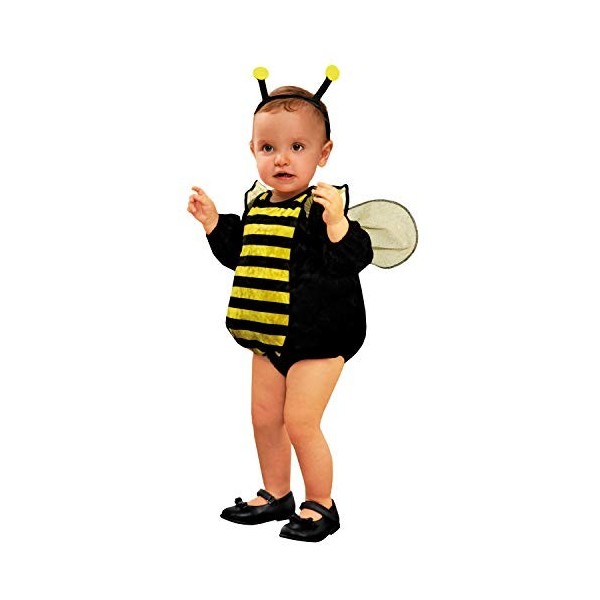 My Other Me Viving Costumes MOM01306 Déguisement d’Abeille pour bébé Taille 0-6 Mois 7-12 Meses