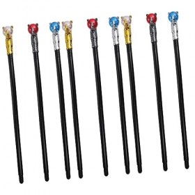 Toyvian Costume 9 Pcs Accessoire Photo Décorations De Motif De Canne Habillage Pouces Sceptre Magique Enfants Fêtes Jouet En 