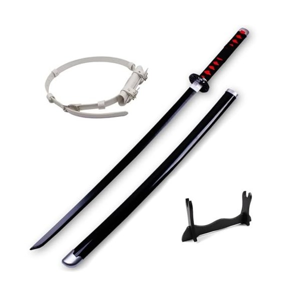 OPFWBH Épée De Guerrier en Bois, Katana, Lame De Tueur De Démons, Couteau Jouet, Anime Japonais, Cosplay, Accessoire De Dégui