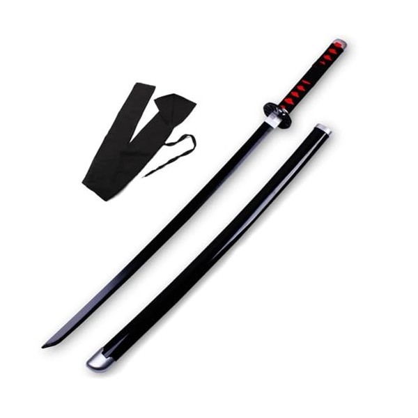 OPFWBH Épée De Guerrier en Bois, Katana, Lame De Tueur De Démons, Couteau Jouet, Anime Japonais, Cosplay, Accessoire De Dégui