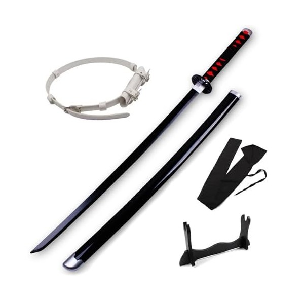 OPFWBH Épée De Guerrier en Bois, Katana, Lame De Tueur De Démons, Couteau Jouet, Anime Japonais, Cosplay, Accessoire De Dégui