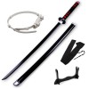 OPFWBH Épée De Guerrier en Bois, Katana, Lame De Tueur De Démons, Couteau Jouet, Anime Japonais, Cosplay, Accessoire De Dégui