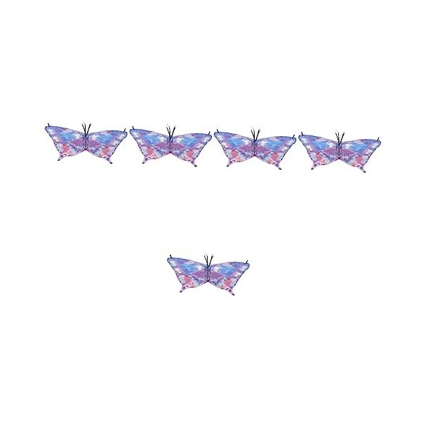 Lurrose 5 Pièces Cape Accessoires Papillons Cape Halloween Habiller Scène Pour Filles Adultes Cosplay Tout-Petits Carnaval Se