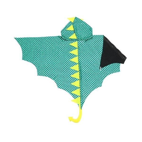 ibasenice 3 Pièces Cape À Capuche De Dinosaure Décoration DHalloween Vêtements Pour Filles Tenues Pour Enfants Déguisement D