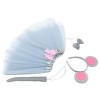 FRCOLOR Trousse Enfant Déguisement Enfant 4 Ensembles De Bandeau En Tissu Accessoires De Bal Gris Deguisement Enfant Bandeau 