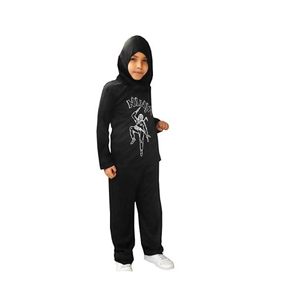 Taille M 5 6 ans Costume Ninja Warrior Enfant Déguisement Carnaval Halloween Cosplay