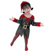 Xiaojiu Robe Noël Bebe Deguisement Pere Noel Bebe Fille Déguisement De Sorcière Enfant,Deguisement Halloween Robe Noel Fille 