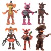 Puruuige Lot de 6 Figurines Five Nights at Game - Thème FNAF - 14 cm - Lumineuses - Figurines Fazbear - Freddy Foxy Sister av