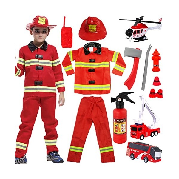 Pompier avec accessoires - Déguisement garçon