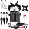 UUUPSL Anime Accessoires de Cosplay Anime Jouet en Plastique Anime Accessoire de Costume Kit Anime Bandeau Collier Bague Sac 