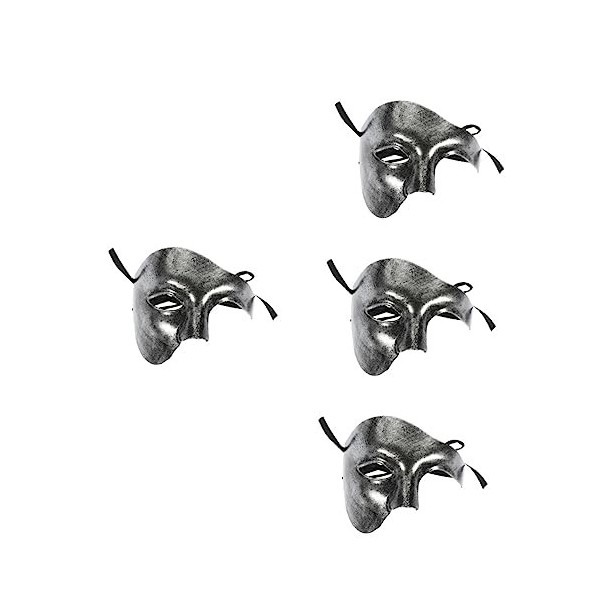 Toyvian 5 Pièces Demi-Visage Un Masque Pour Les Yeux Princesse Fête Fournitures Or Accessoires Jeu De Rôle Costume Vénitien F