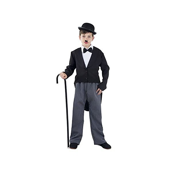 DISBACANAL Déguisement Charles Chaplin enfant - 10 an