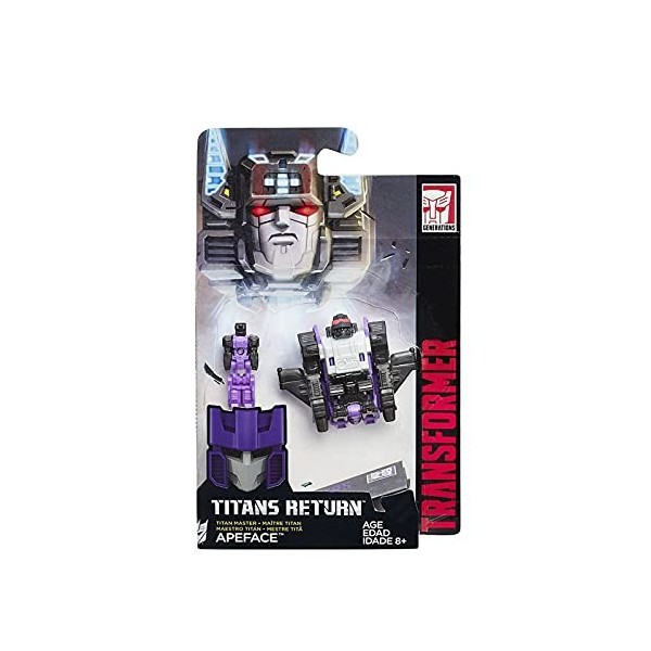 ZHJNBY Transformer Jouet Figurine Articulée Generations Titans Return Apeface pour Enfants de 8 Ans et Plus, 15 cm