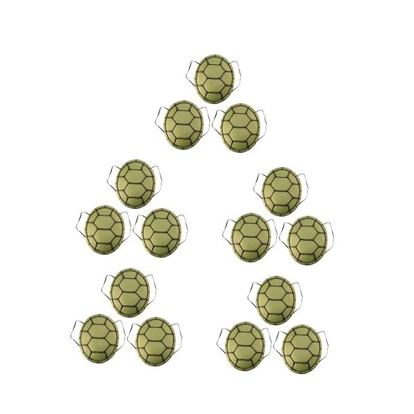 ABOOFAN Deguisement Homme 9 Pcs Eva Tortue Coquille Garçons Sac À Sac À Costumes Pour Hommes Tortue Coquilles Accessoires Tor