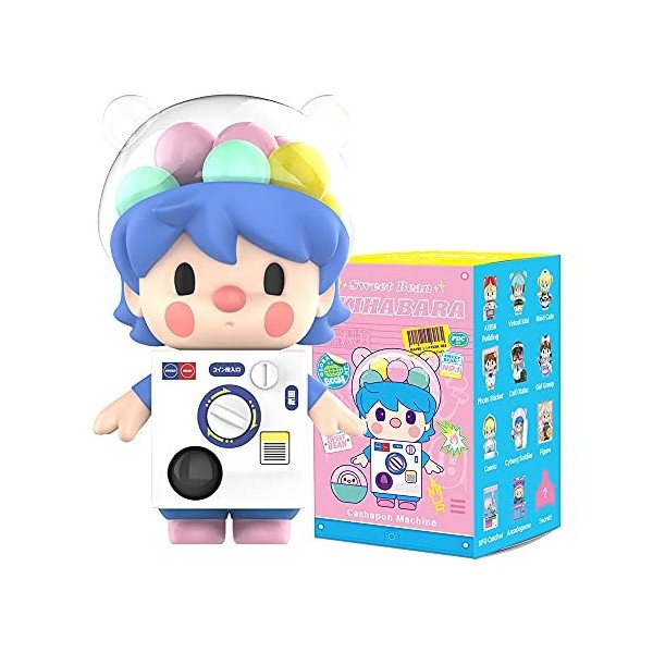 POP MART Sweet Bean Animalss Playing Series - Personnage articulé de 6,3 cm - Cadeau de qualité supérieure pour femme - Boît