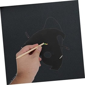 Toyvian 112 Pièces Peinture À Gratter Jouets Pirates Accessoires Pirate Masque Pour Enfants Halloween Masque À Gratter Festiv