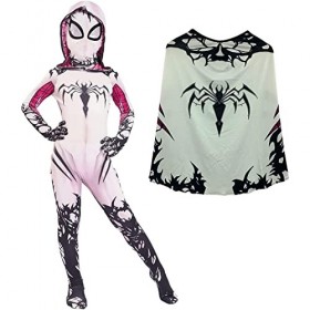 MODBE Gwen Stacy Araignée Combinaison Halloween Cosplay Costume Noël Performance Body Accessoires Jeu de Rôle Déguisement Zen