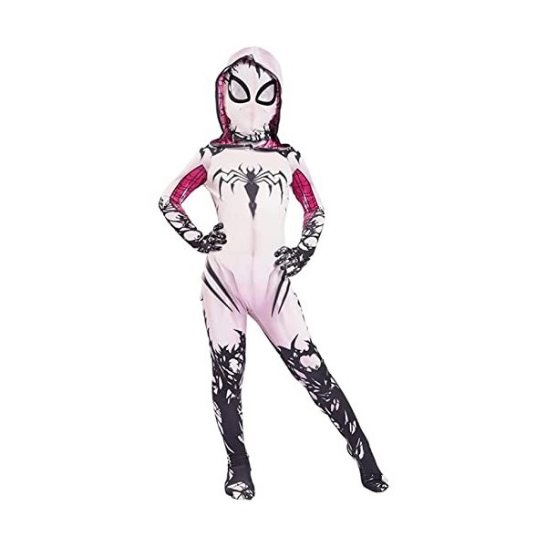 MODBE Gwen Stacy Araignée Combinaison Halloween Cosplay Costume Noël Performance Body Accessoires Jeu de Rôle Déguisement Zen