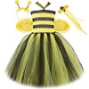 Mini Jupe Noire Moulante Enfants enfant en bas âge bébé filles printemps été Floral abeille déguisements Costumes Halloween C