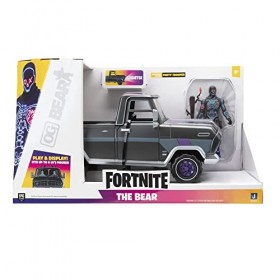 Fortnite FNT1019 Figurine articulée The Bear Vehicle Plus Party Trooper avec brûleur de Bash 10,2 cm