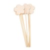ibasenice 40 Pièces Costume De Princesse Enfants Jouets Bricolage Art Vos Accessoires De Jeu Fée Inachevée Blanc Pour En Bois