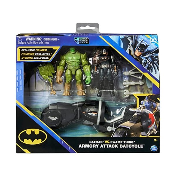 DC Comics 6064766 4inVeh BattleBikewFigs