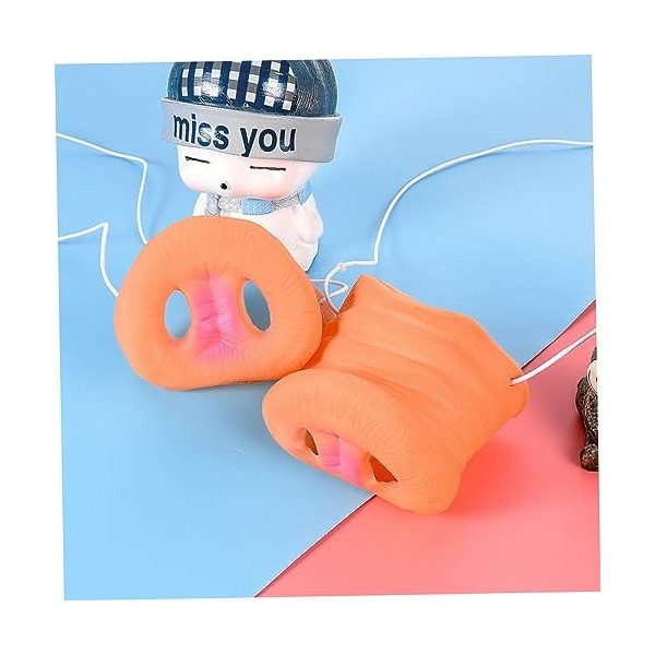 ABOOFAN Jouets Pour Enfants 9 Pièces Accessoire De Nez De Cochon Cosplay Nez De Cochon Museau De Cochon Maquillage Pour Enfan