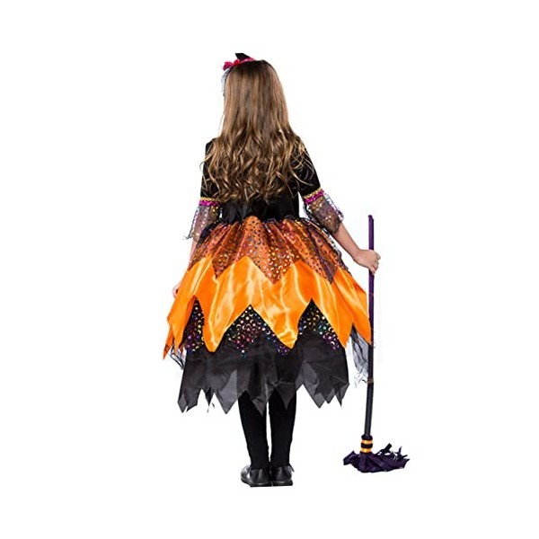 Didiseaon Filles Citrouille Costume Enfants Sorcière Costume Enfants Zombie Costume Robe Pour Les Filles Fille Tenue Filles V