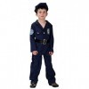 Inception Pro Infinite Déguisement de policier - Enfant - Taille L 120 - Carnaval - Halloween - 130 cm - idée cadeau original