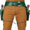 Étui en cuir double pour pistolet – Étui de ceinture rétro médiéval – Étui rétro pour pistolet western cowboy pour cosplay, c